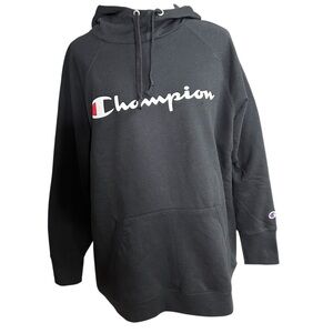 NWT Women’s Black Champion Hoodie. Size 1X